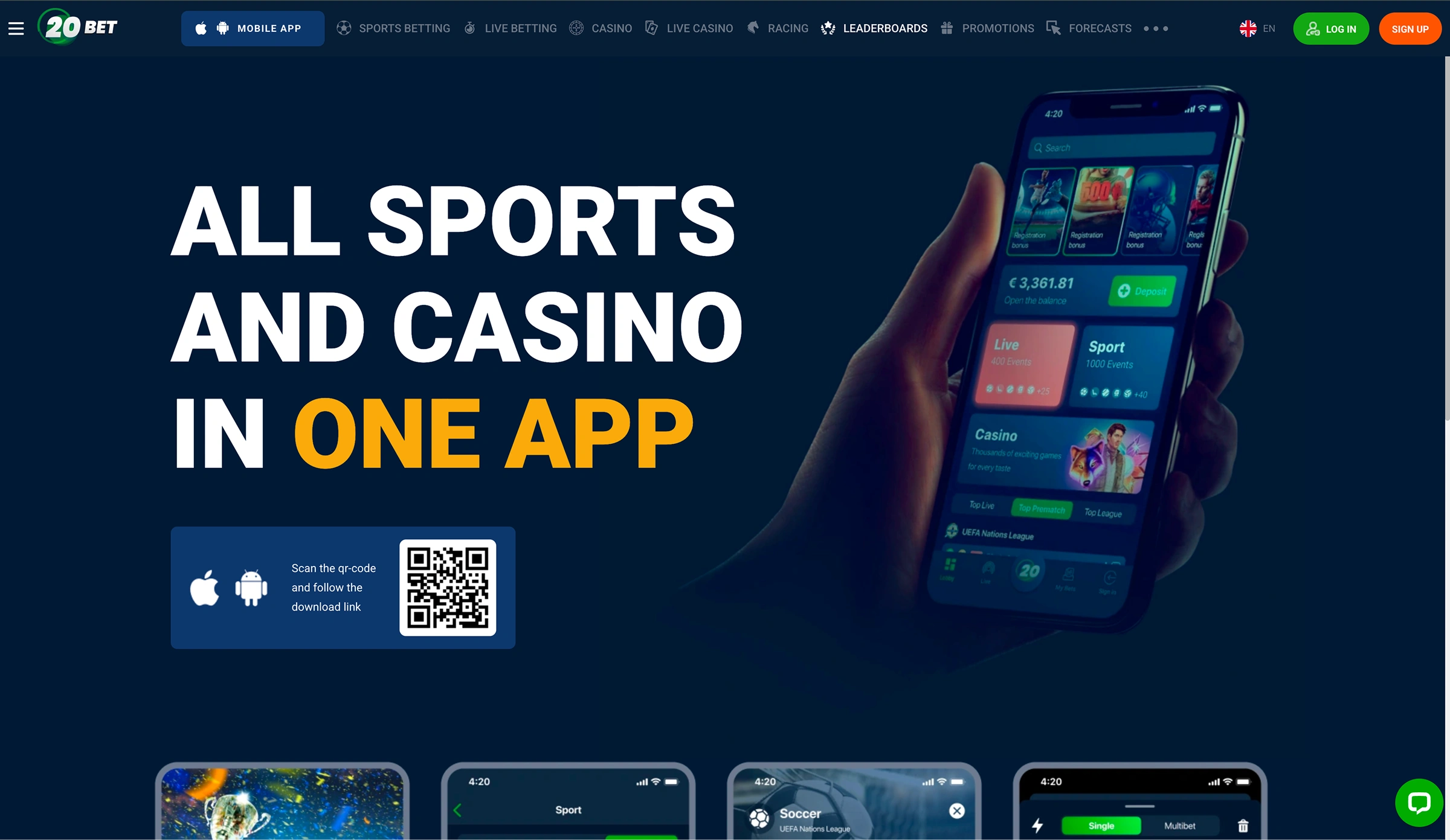 20Bet APK